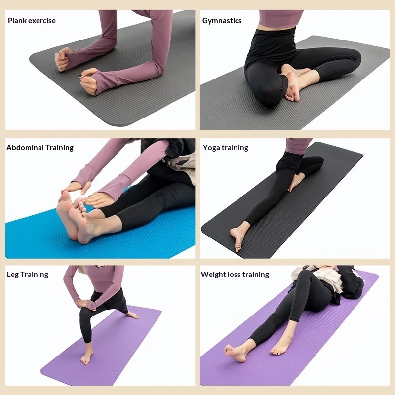 Extra Thick Non Slip Yoga Mat  - đánh giá và giá Pilates Yoga Mat Thickness