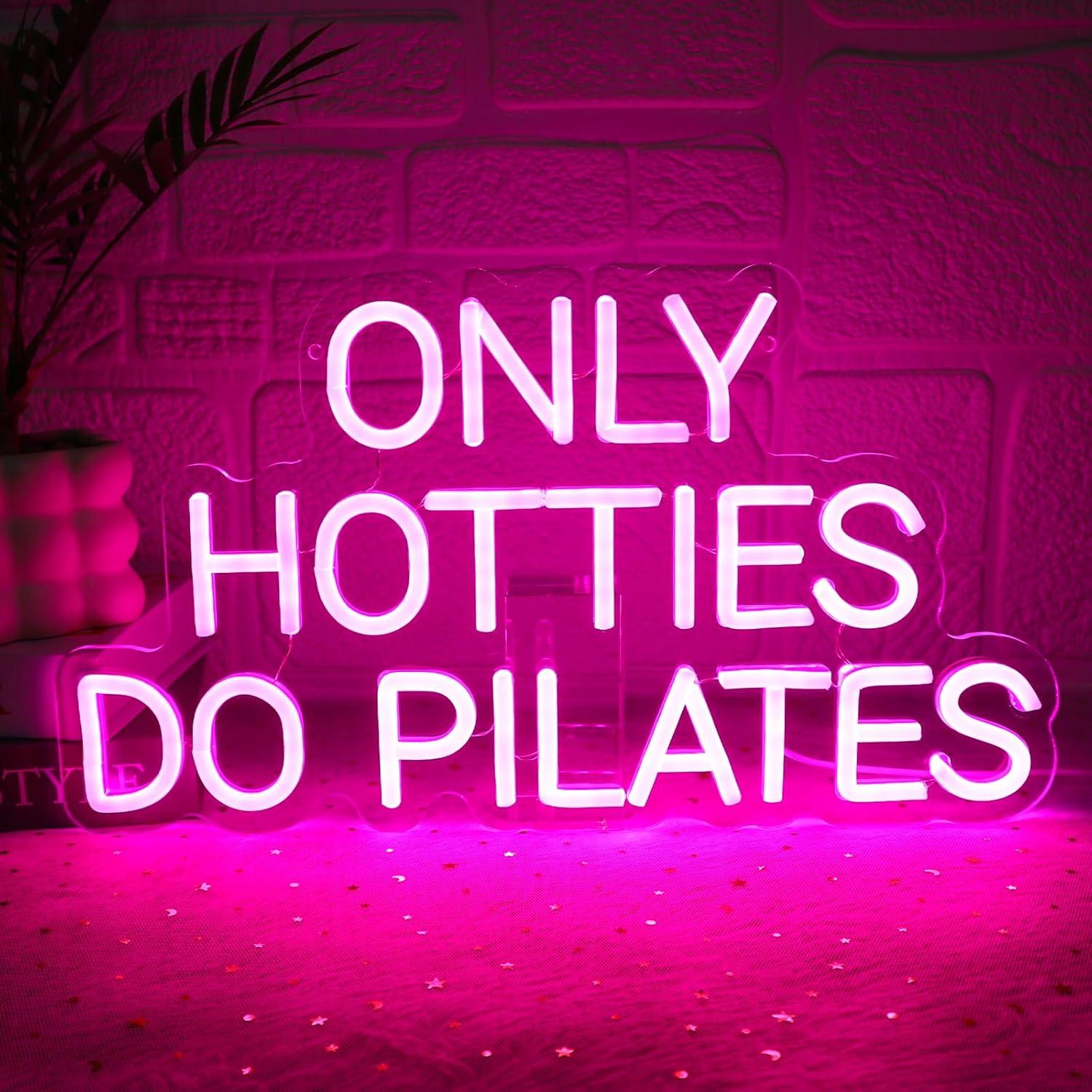 Only Hotties Do Pilates Neon S - đánh giá và giá Pilates Yoga Gifts