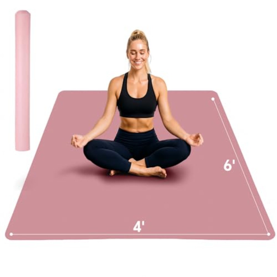 Extra Large Yoga Mat for Home  - đánh giá và giá Pilates Yoga Mat Thickness
