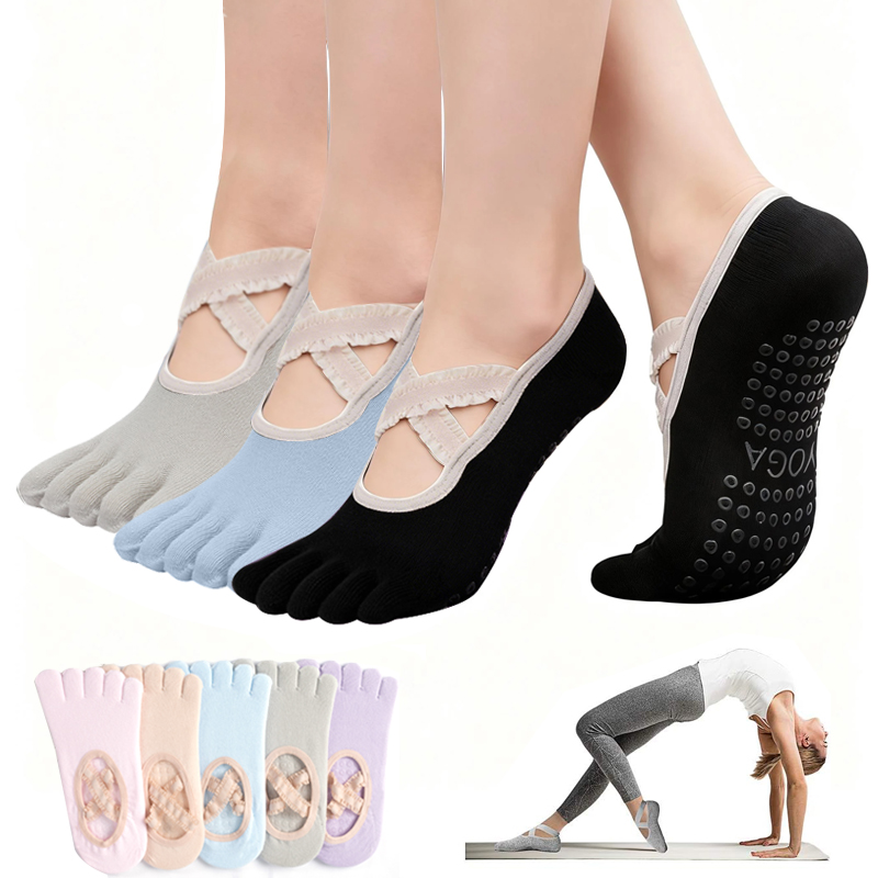 Ladies Non-Slip Pilates Socks  - đánh giá và giá Pilates Yoga Studio