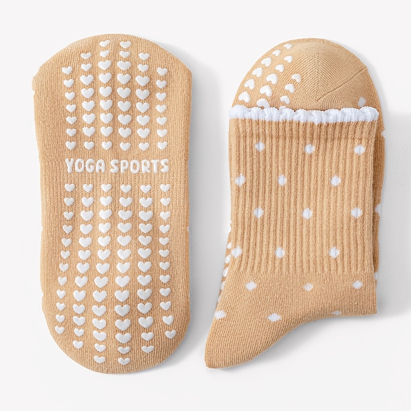 Women's brown yoga socks, whit - đánh giá và giá Pilates Yoga Gifts