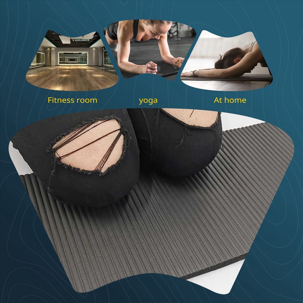 Doings 15MM Thick Yoga Mat Com - đánh giá và giá Pilates Yoga Mat Thickness