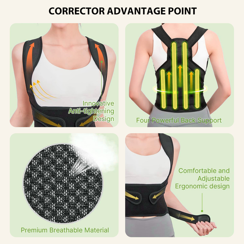Back Brace and Posture Correct - đánh giá và giá Posture Pole Corrector