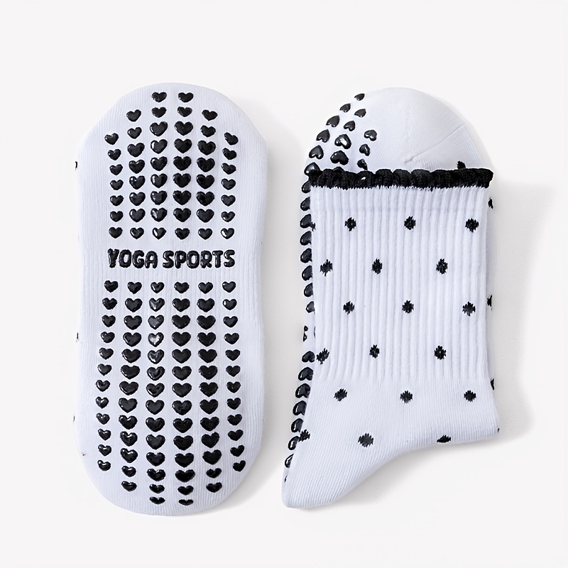 Women's White Black-Dot Non-Sl - đánh giá và giá Pilates Yoga Gifts
