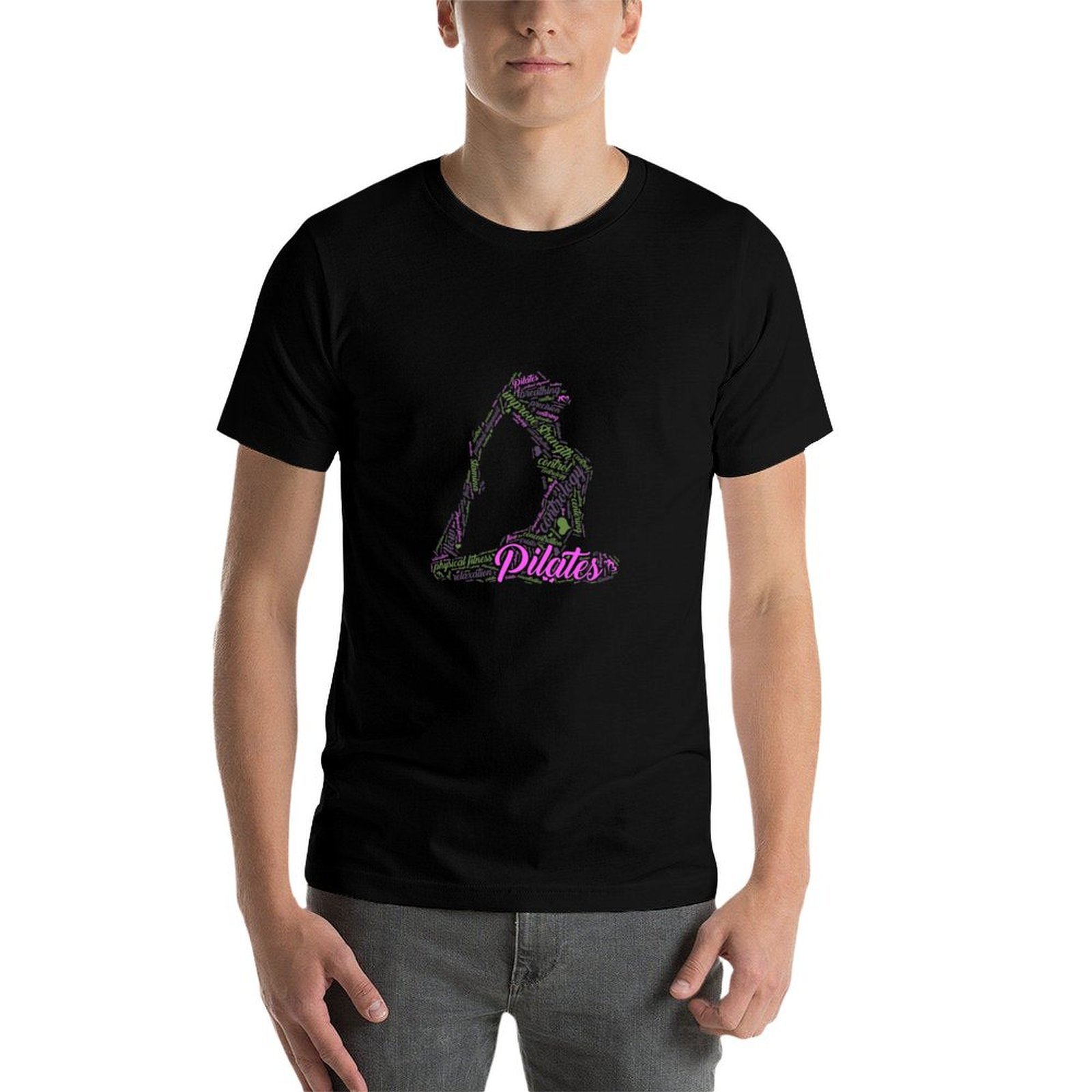 Womens Fun Word Cloud and Cute - đánh giá và giá Pilates Yoga Gifts
