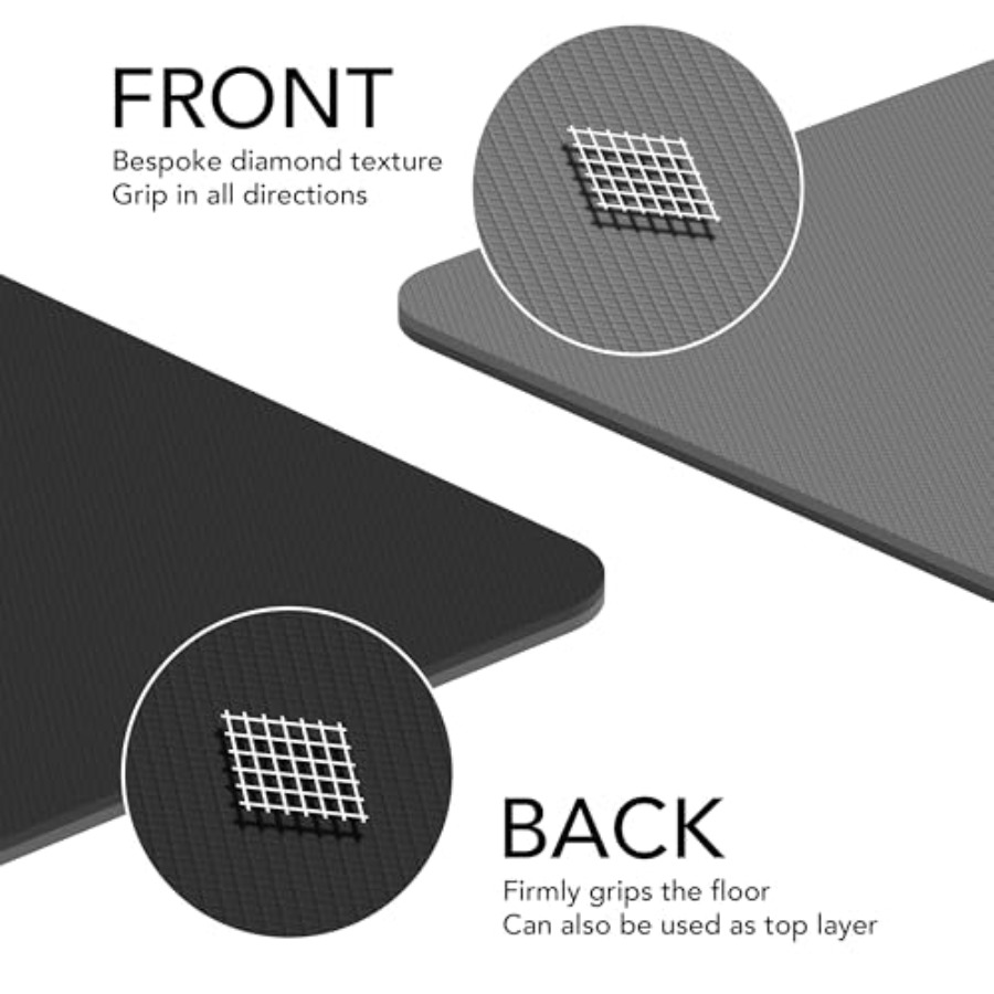 Large Exercise Mat Extra Thick - đánh giá và giá Pilates Yoga Mat Thickness