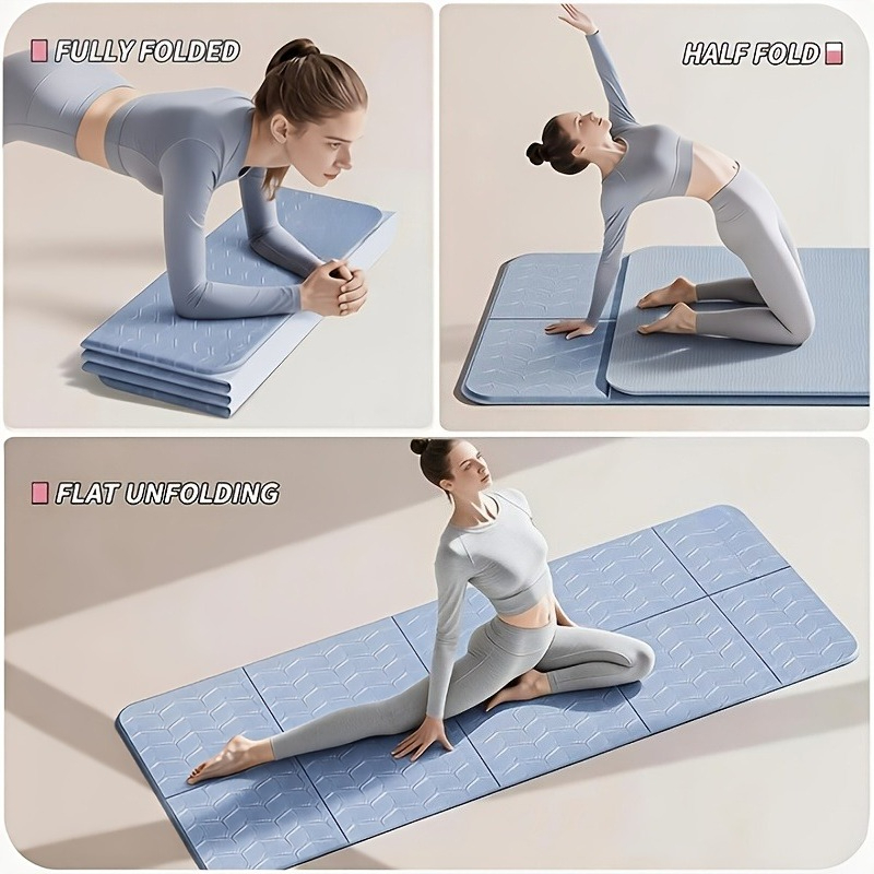 Non-Slip Extra Thick Foldable  - đánh giá và giá Pilates Yoga Mat Thickness