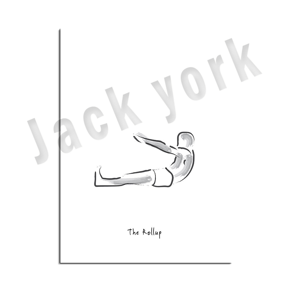 Pilates exercise black and whi - đánh giá và giá Pilates Yoga Gifts