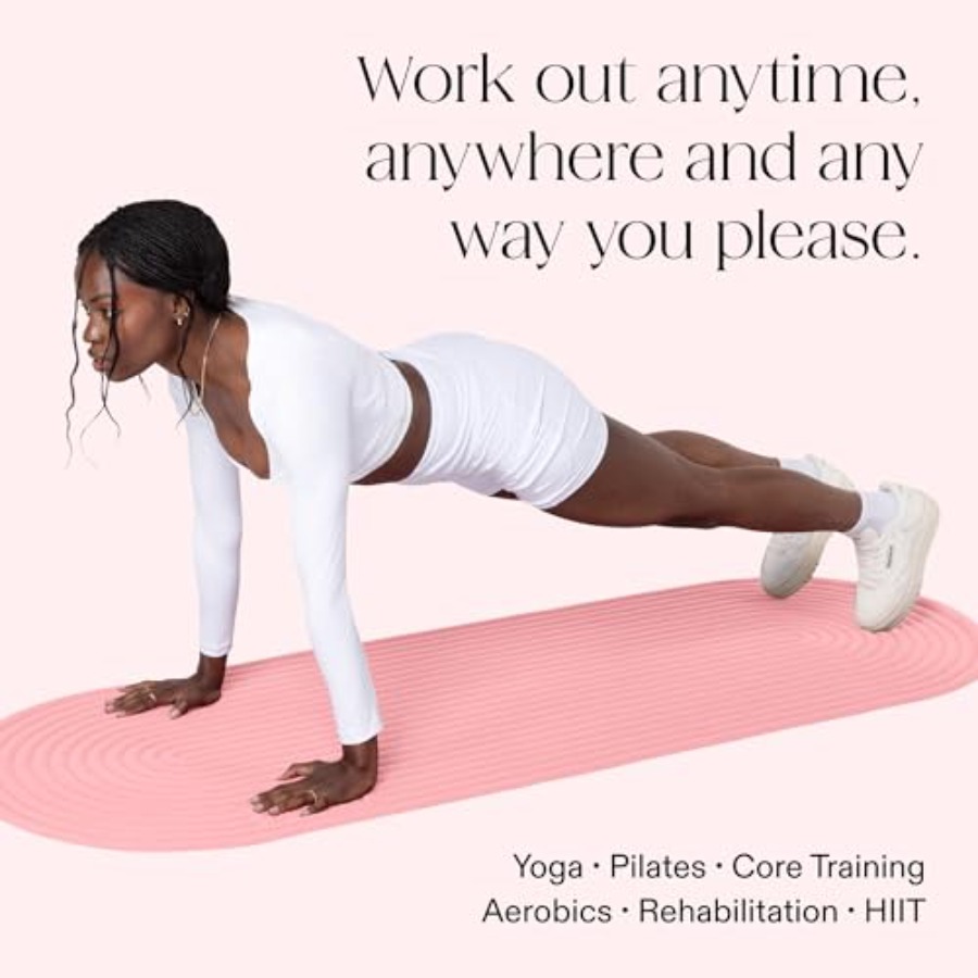 Home gym yoga mat: plush 10mm  - đánh giá và giá Pilates Yoga Mat Thickness