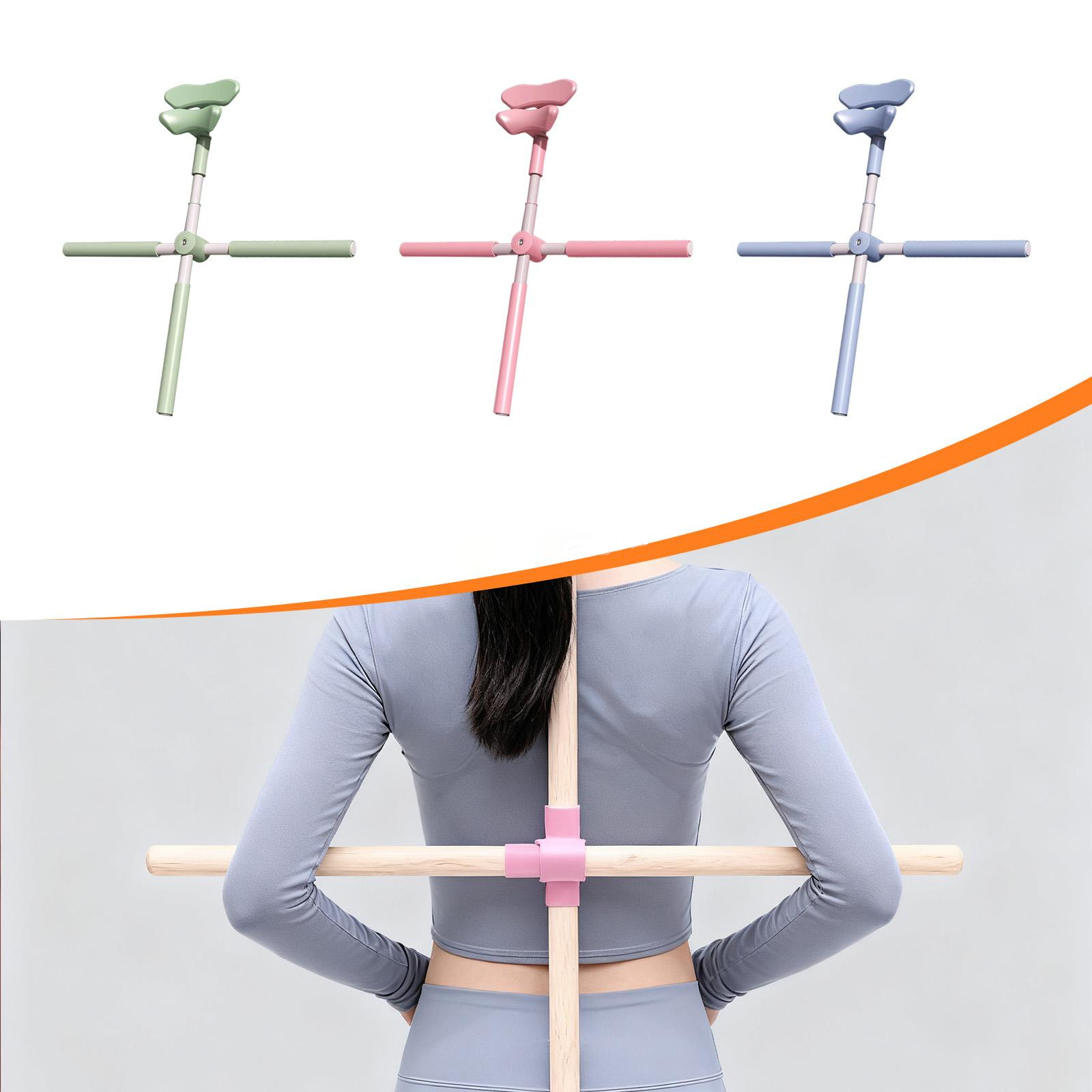 Yoga Stick Cross Open Back Pos - đánh giá và giá Posture Pole Corrector