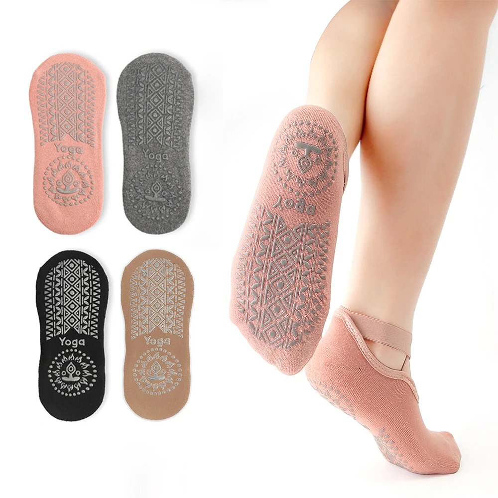 3 Pairs Yoga Sock for Women Ba - đánh giá và giá Youtube Yoga Pilates
