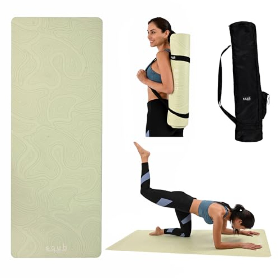 Yoga Mat for Pilates Fitness T - đánh giá và giá Pilates Yoga Mat Thickness