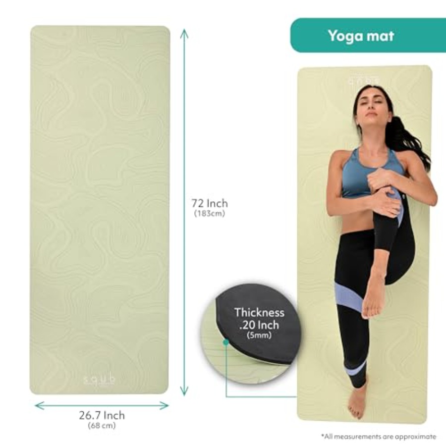Yoga Mat for Pilates Fitness T - đánh giá và giá Pilates Yoga Mat Thickness