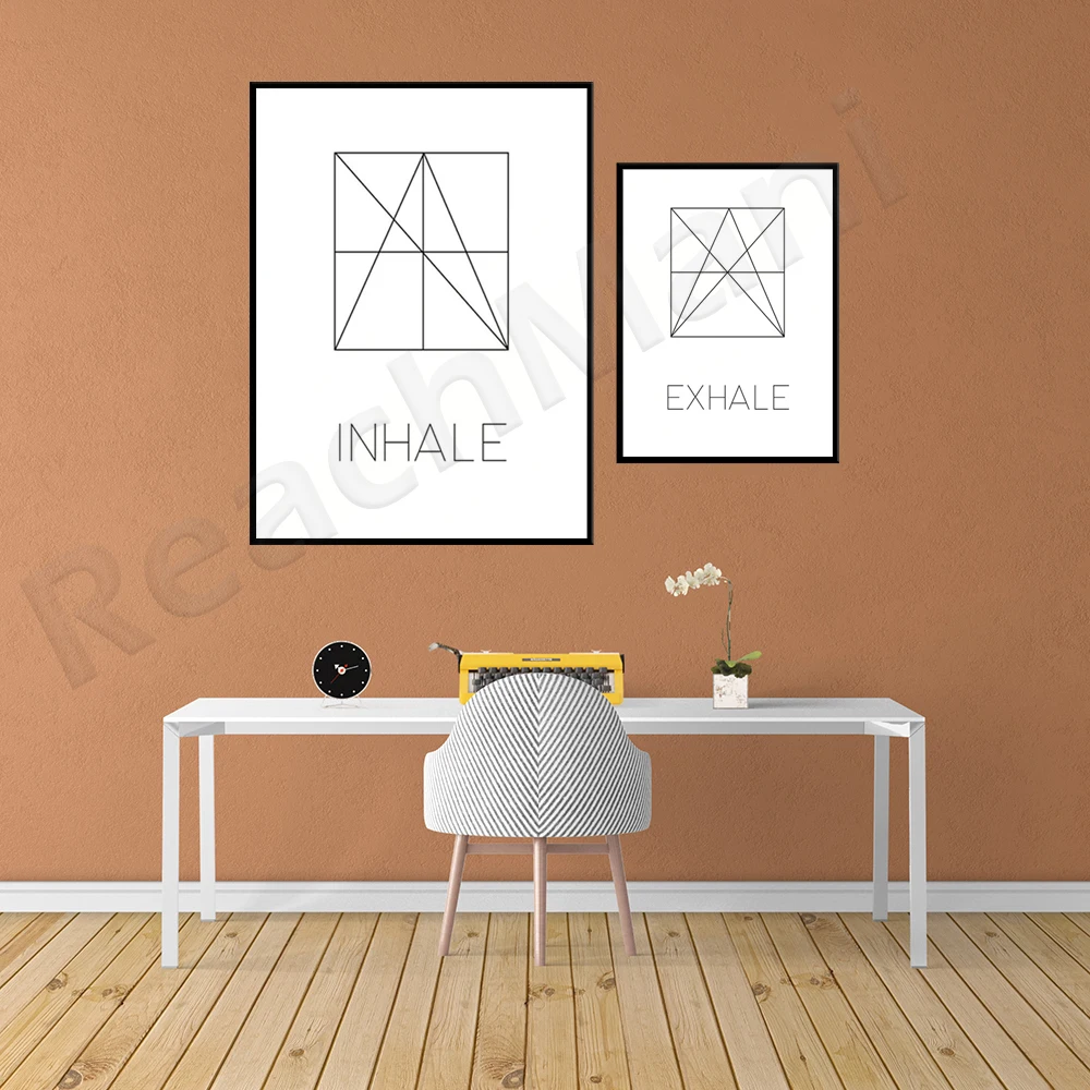 Breathe Breathe Print, Wall Ar - đánh giá và giá Pilates Yoga Gifts