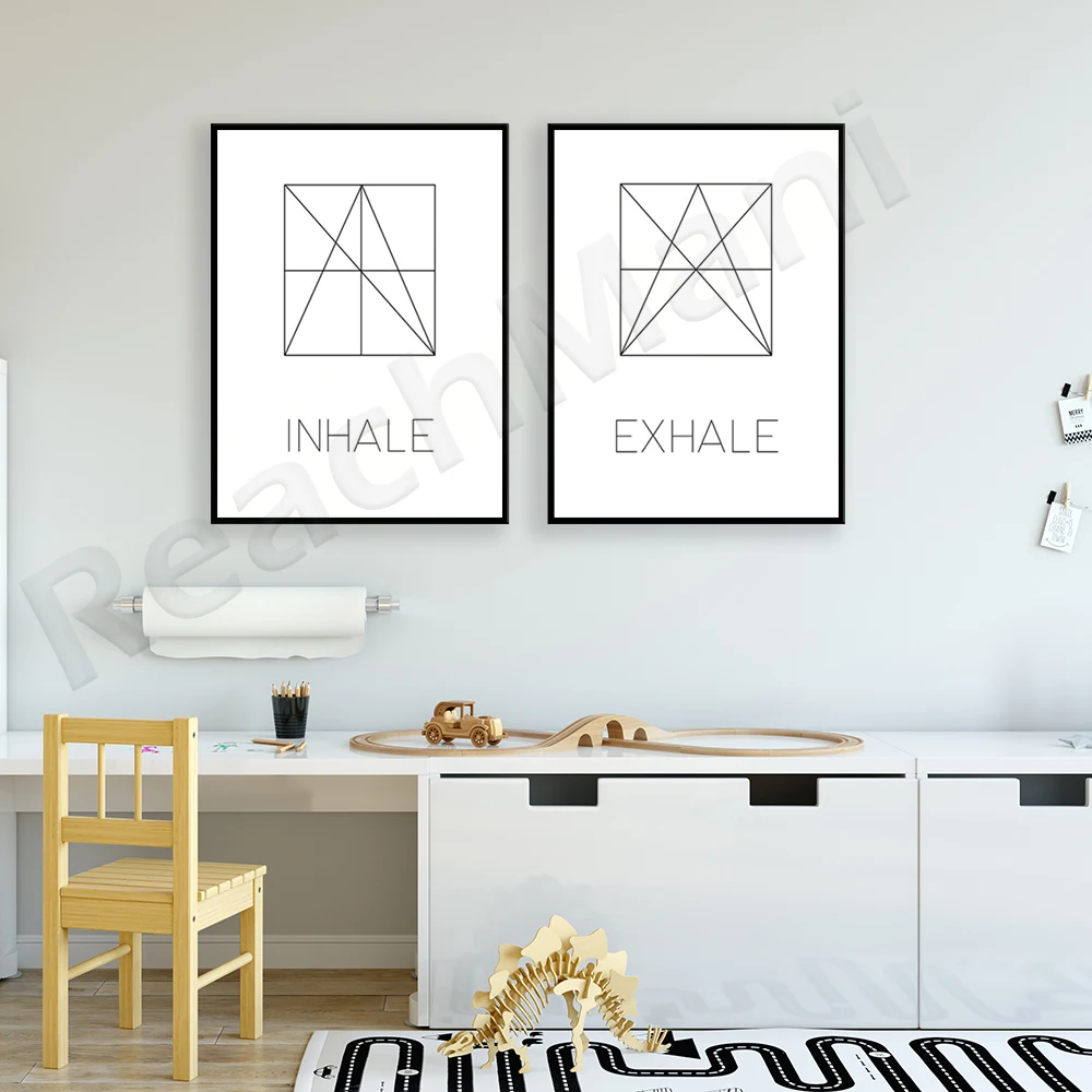Breathe Breathe Print, Wall Ar - đánh giá và giá Pilates Yoga Gifts