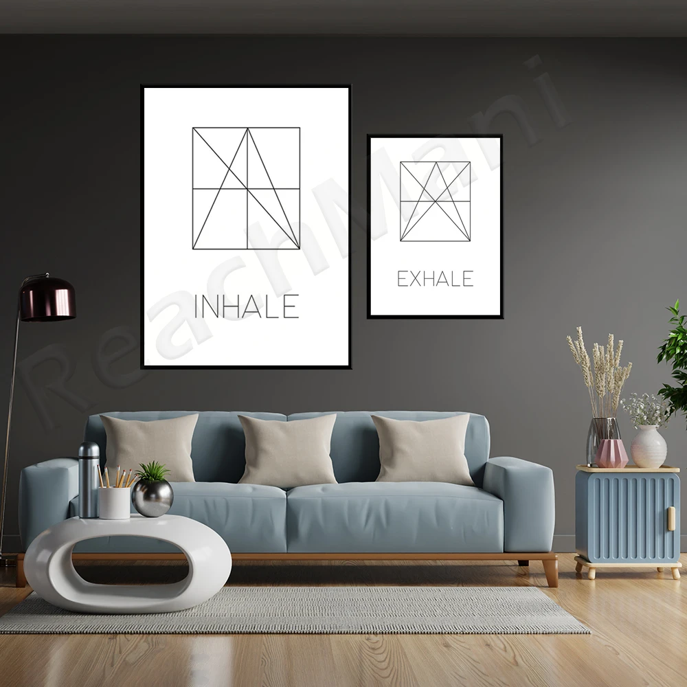 Breathe Breathe Print, Wall Ar - đánh giá và giá Pilates Yoga Gifts