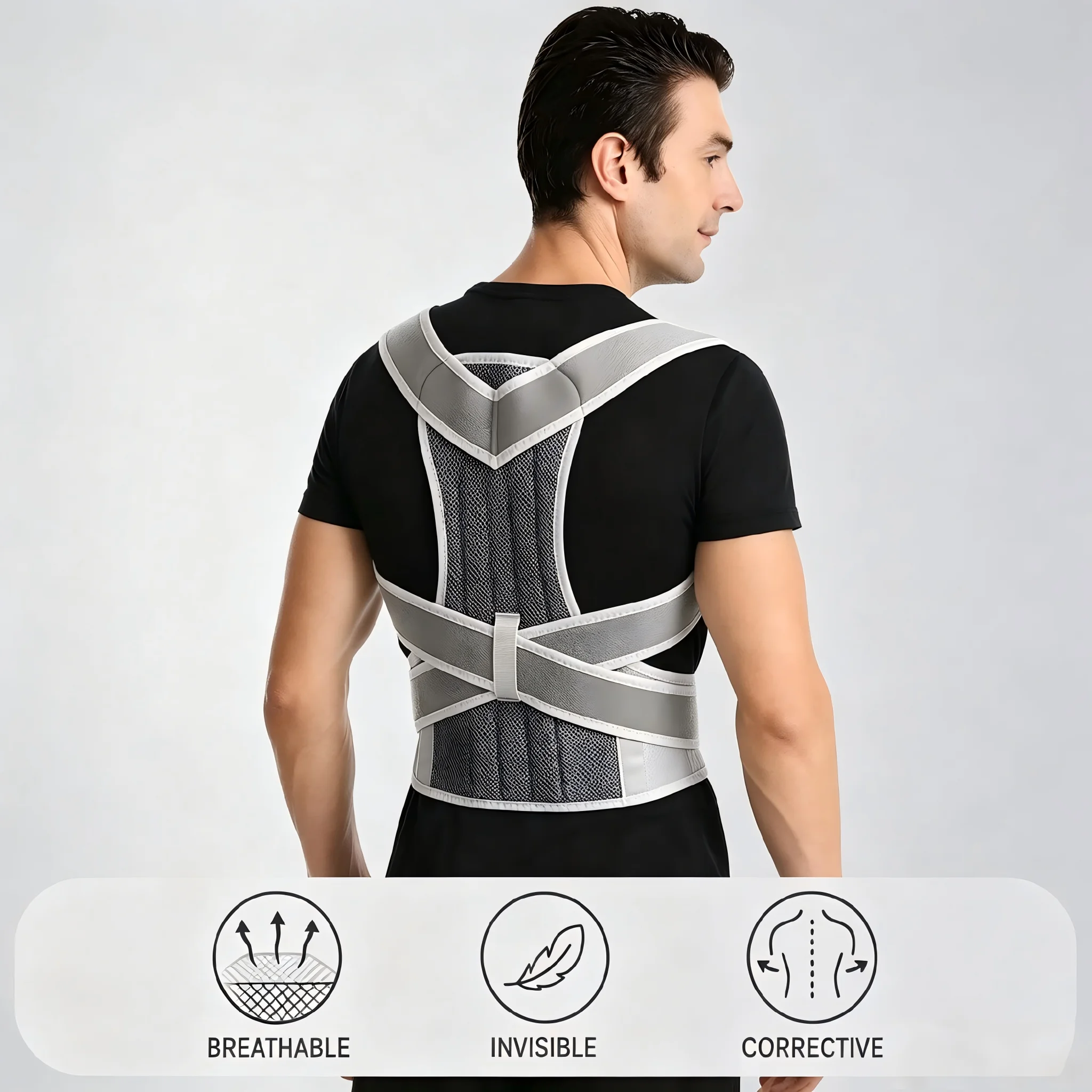 Adjustable Posture Corrector B - đánh giá và giá Posture Pole Corrector