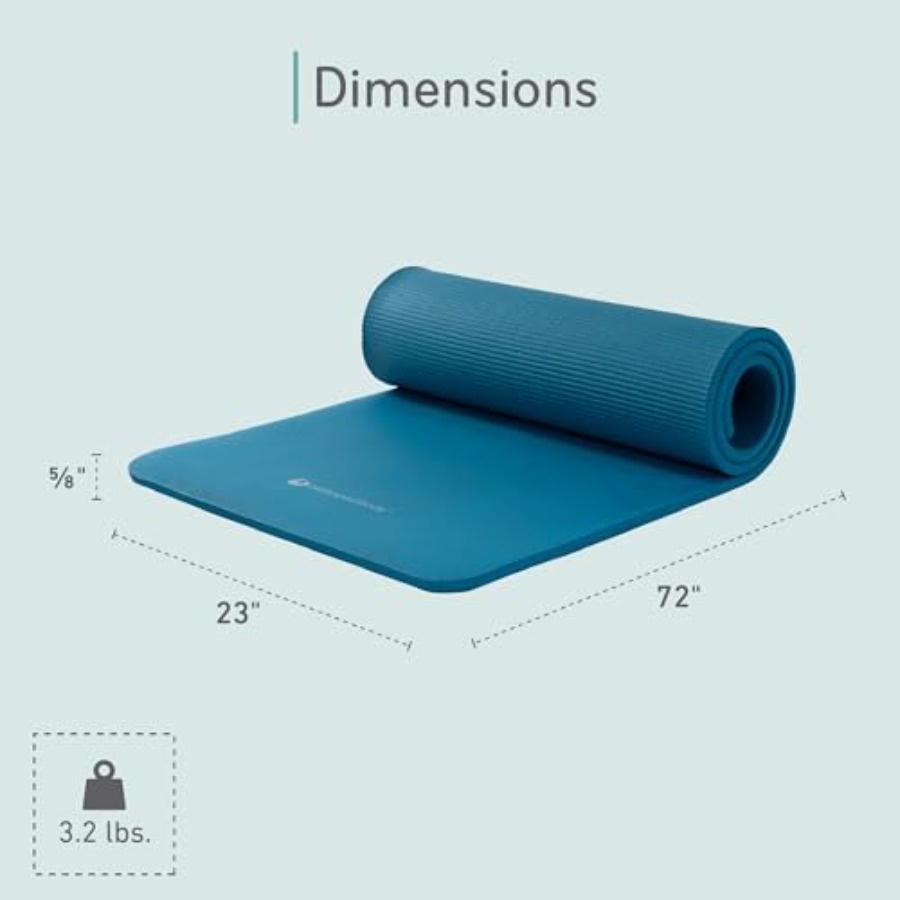 Pilates and yoga mat for studi - đánh giá và giá Pilates Yoga Mat Thickness