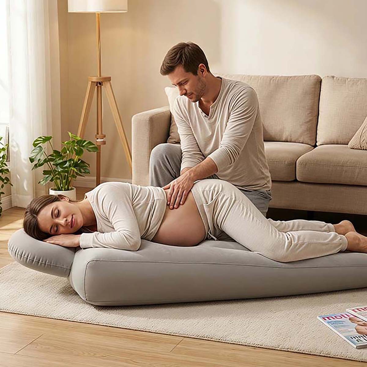 Inflatable Pregnancy Pillow Yo - đánh giá và giá Pilates Yoga Studio
