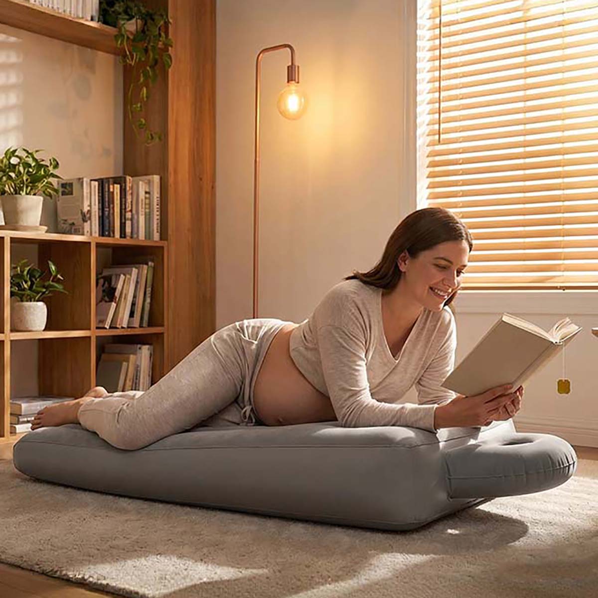 Inflatable Pregnancy Pillow Yo - đánh giá và giá Pilates Yoga Studio