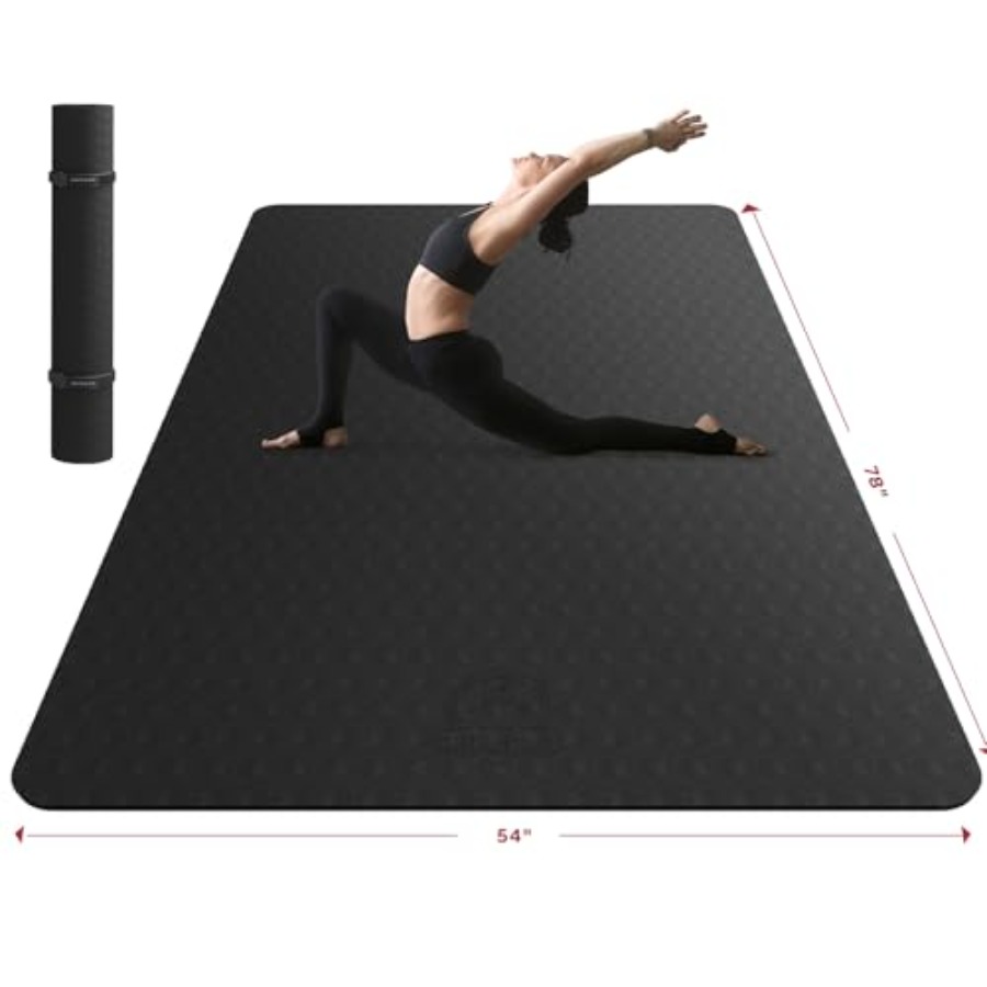 Extra Large Yoga Mat for Home  - đánh giá và giá Pilates Yoga Mat Thickness