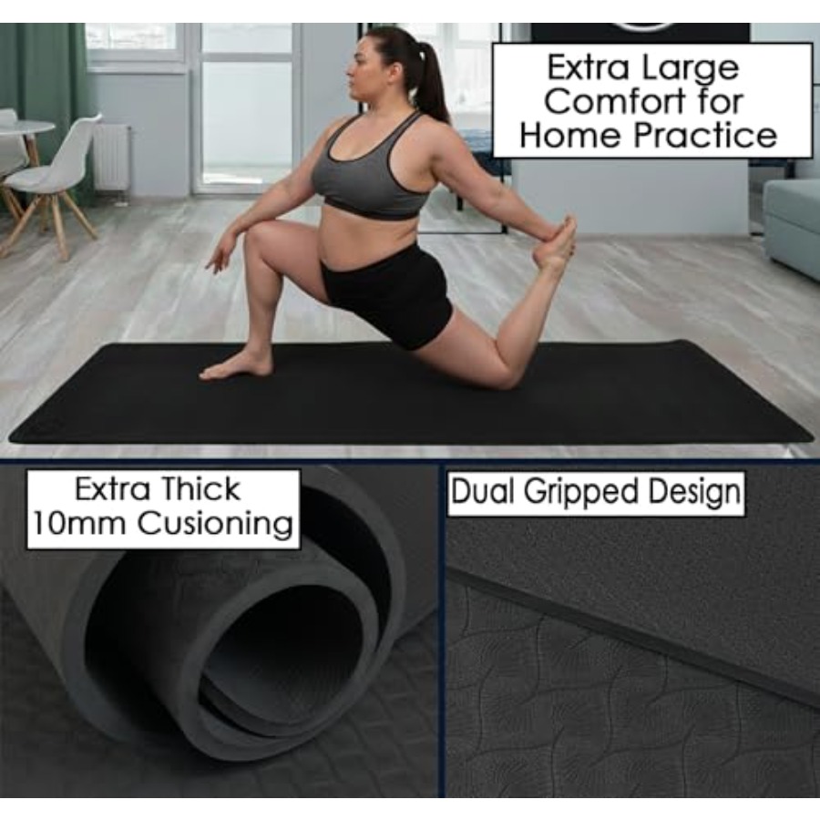 Home workout yoga mat, extra t - đánh giá và giá Pilates Yoga Mat Thickness